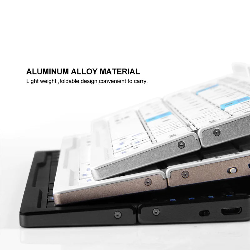 Compact Foldable Bluetooth Keyboard