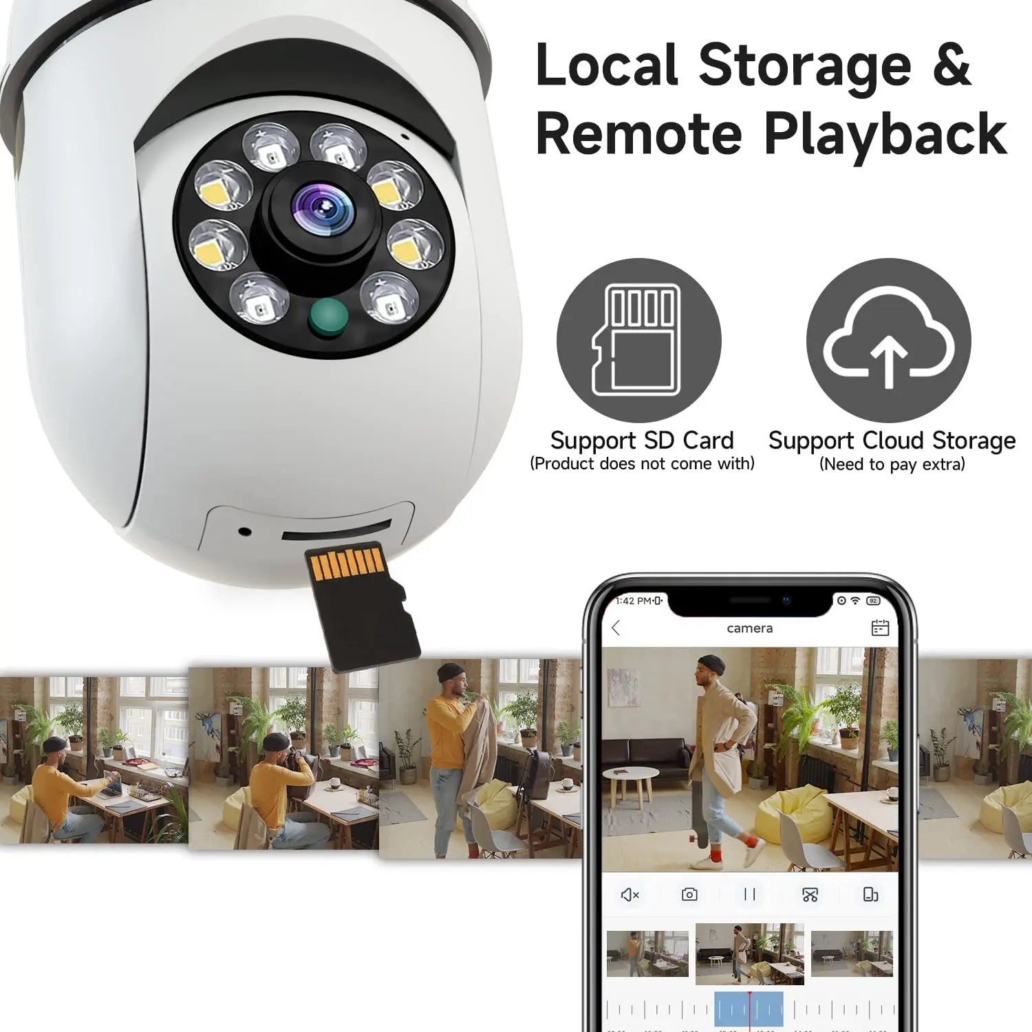 Smart Security Light Camera