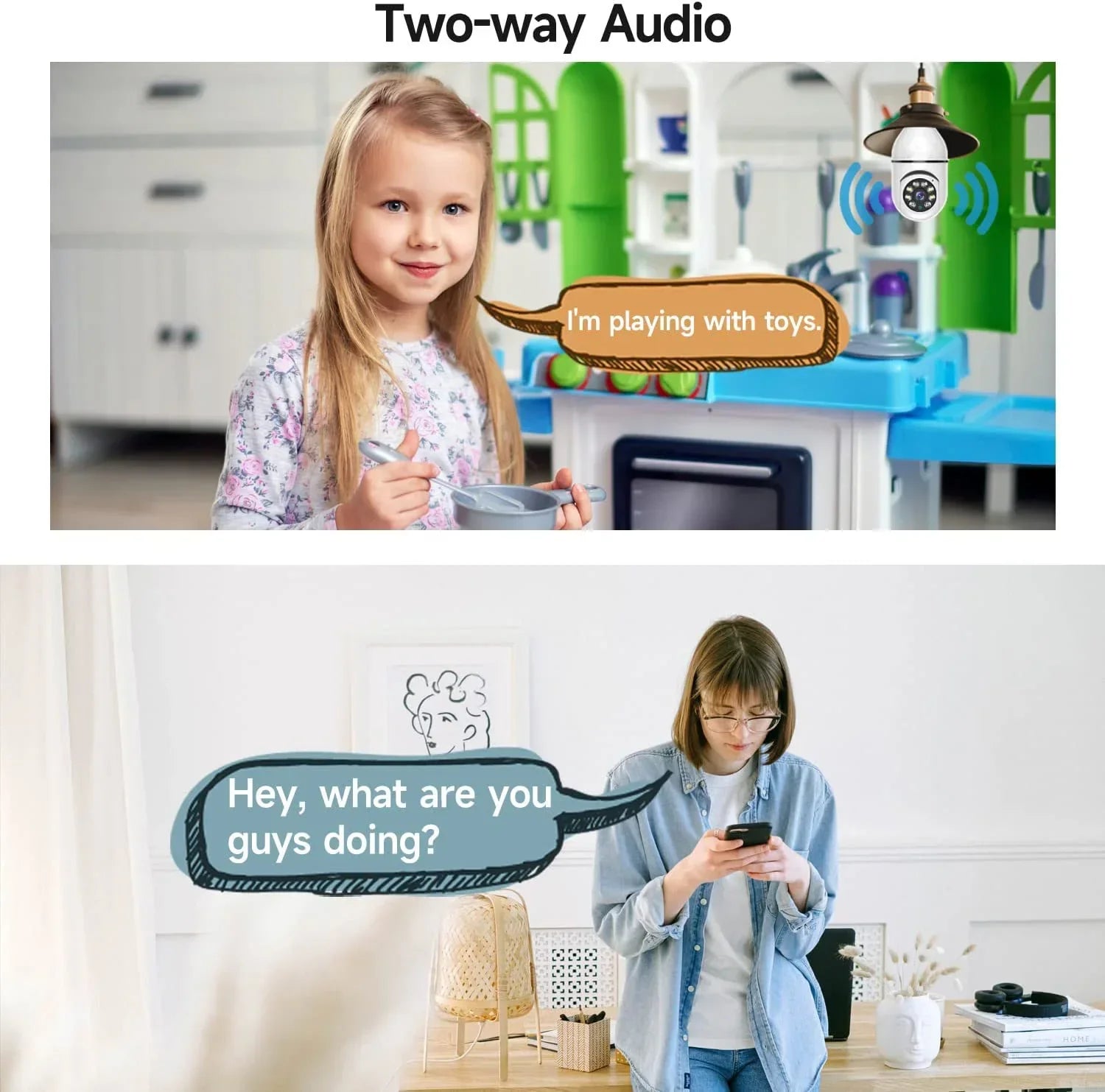 Smart Security Light Camera