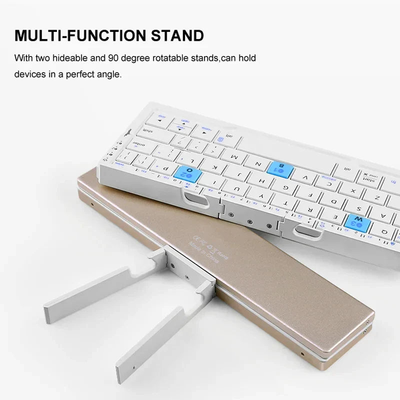 Compact Foldable Bluetooth Keyboard